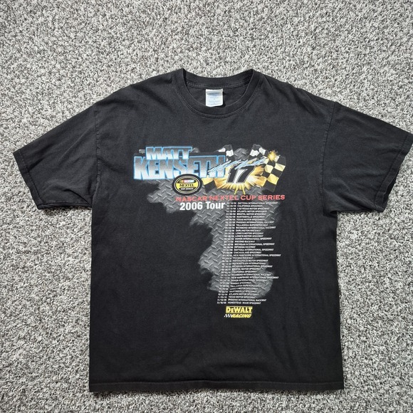 Other - NASCAR Matt Kenseth Nextel Cup Tour 2006 Dewalt T Shirt Large Y2k Men' Size XL